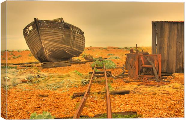 The End of the Line Canvas Print by Richard Webb