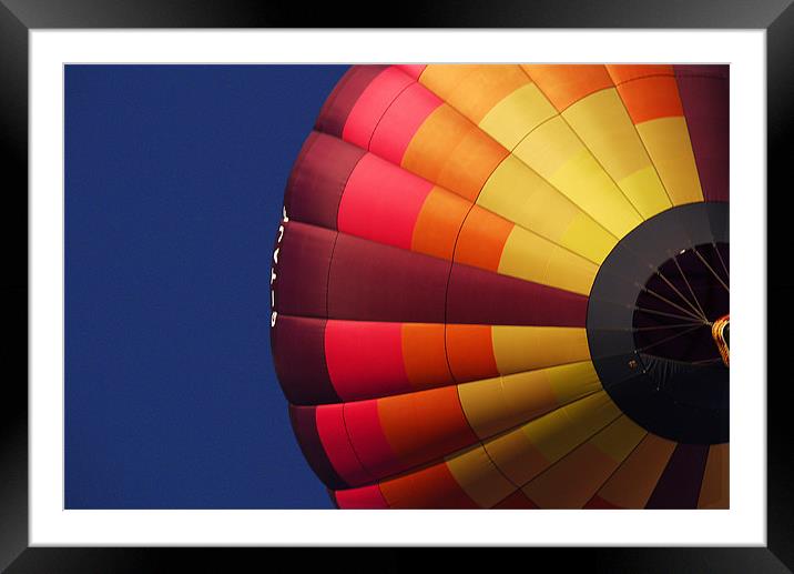 Balloons First Flight Framed Mounted Print by Adam Payne