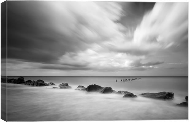 The Tide Stopper Canvas Print by Simon Wrigglesworth