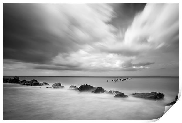 The Tide Stopper Print by Simon Wrigglesworth