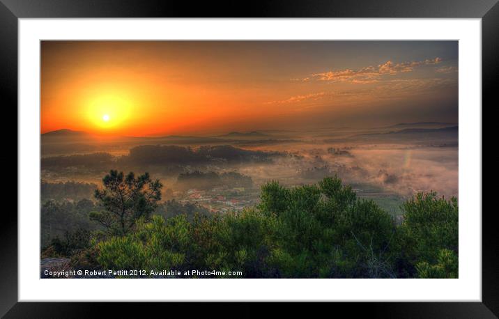Sunrise over Palmeira Framed Mounted Print by Robert Pettitt
