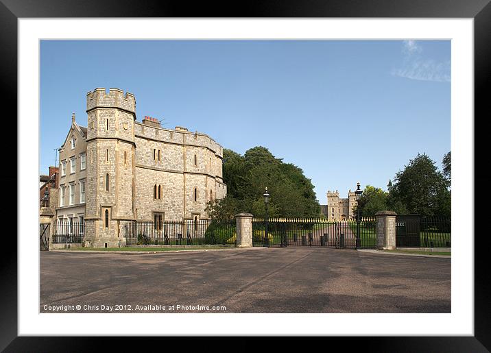 Windsor Castle Framed Mounted Print by Chris Day