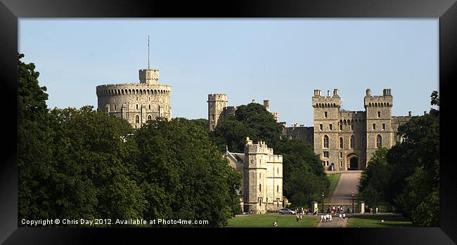 Windsor Castle Framed Print by Chris Day