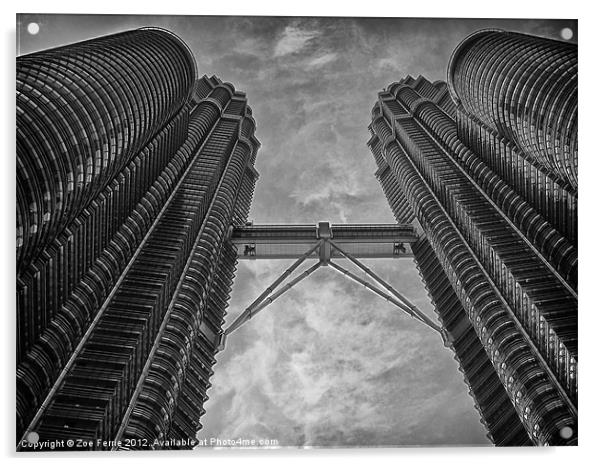 Petronas Towers in Malaysia Acrylic by Zoe Ferrie