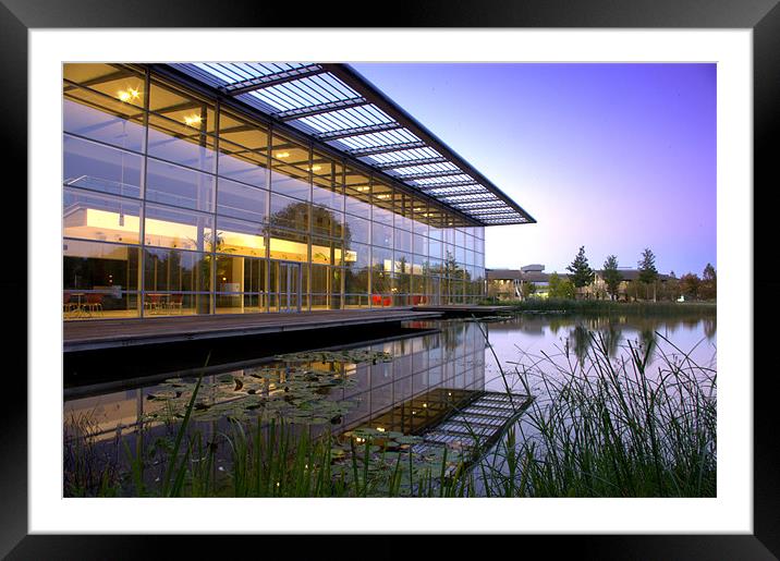 Melbourn Science park Framed Mounted Print by John Boekee