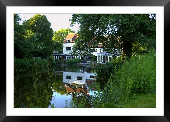 Melbourn Mill Cambridgeshire Framed Mounted Print by John Boekee