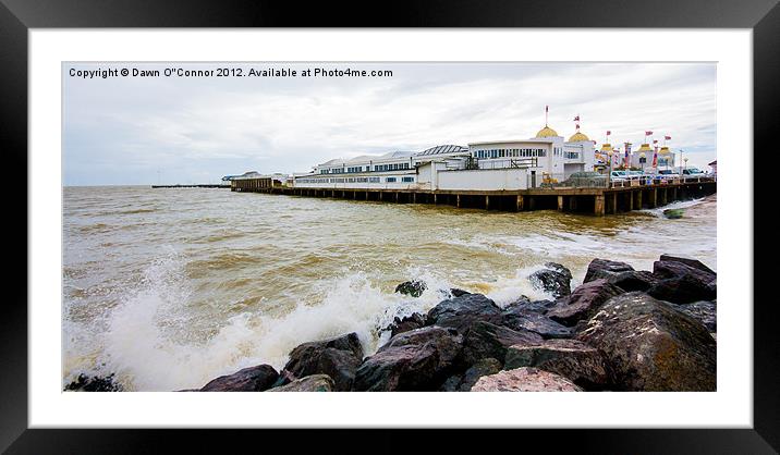 Clacton Pier Framed Mounted Print by Dawn O'Connor
