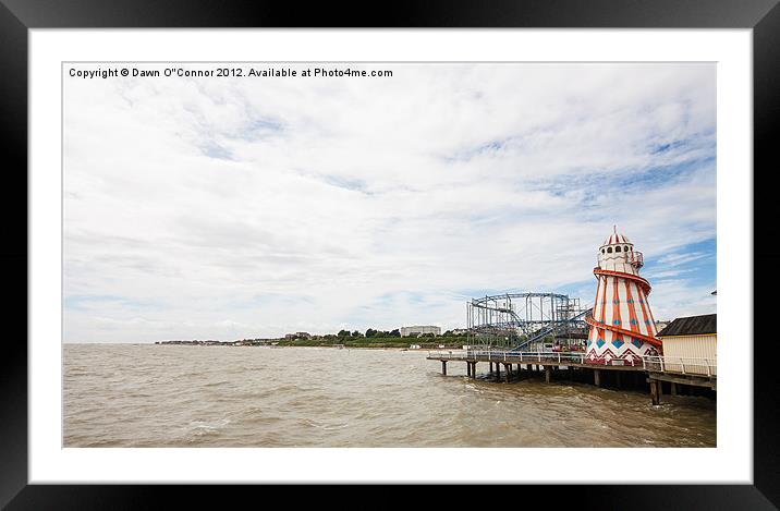 Clacton-on-Sea Framed Mounted Print by Dawn O'Connor