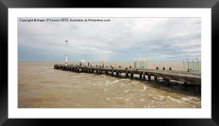 Clacton Pier Framed Mounted Print by Dawn O'Connor