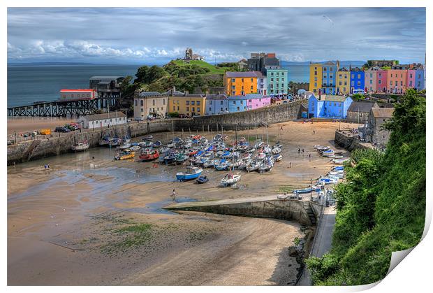 Tenby Harbour 2 Print by Steve Purnell