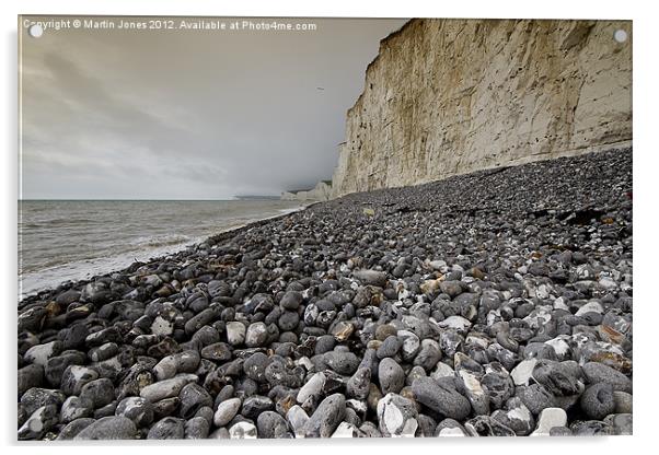 Pebbles on the Beach Acrylic by K7 Photography