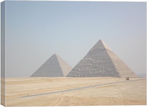 Pyramids Canvas Print by Gerry Goddard