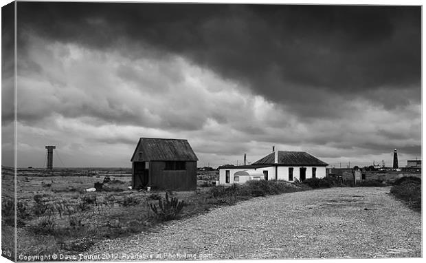 Dungeness House, Kent Canvas Print by Dave Turner
