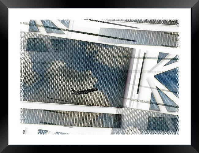 airport blues Framed Print by Heather Newton