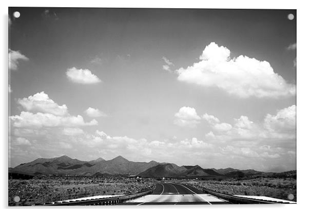 Payson Arizona Mountains Acrylic by Isabel Antonelli
