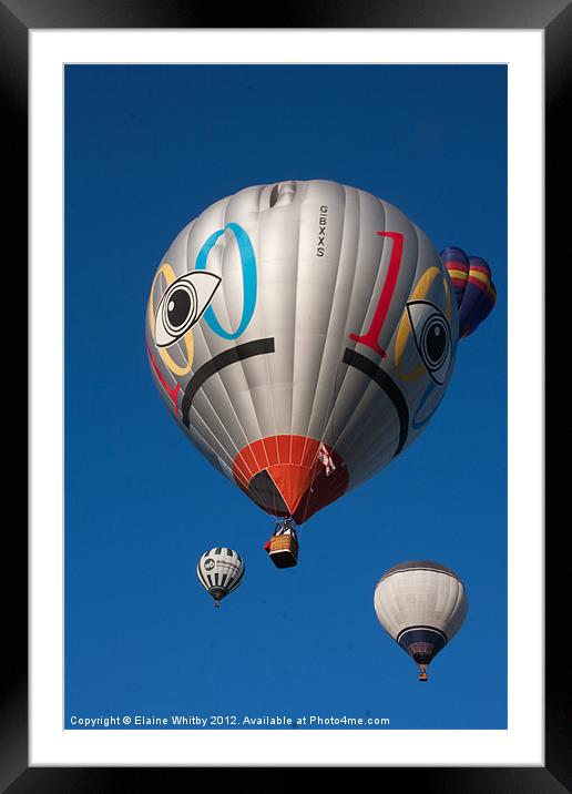 Up and Away Framed Mounted Print by Elaine Whitby