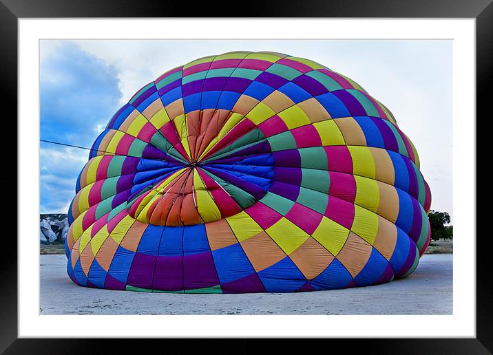 Grounded ring of colors Framed Mounted Print by Arfabita  