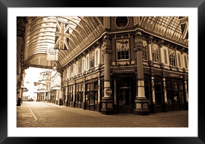 Leadenhall Market London Framed Mounted Print by David Pyatt