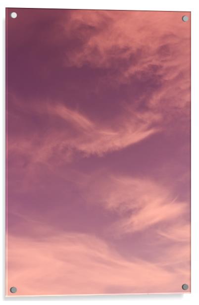 Vivid Sky Acrylic by David Pyatt