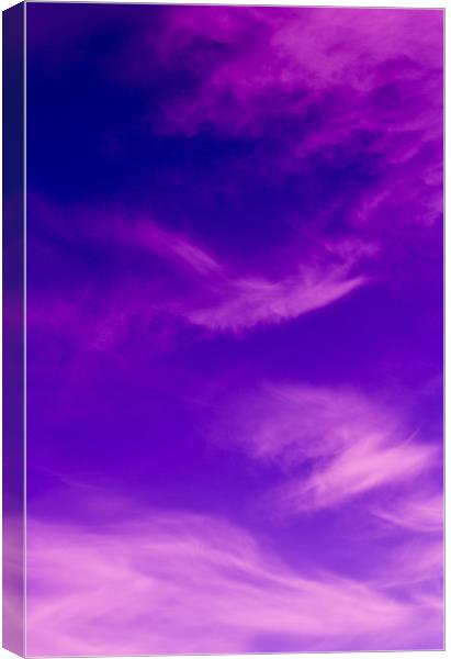 Vivid Sky Canvas Print by David Pyatt