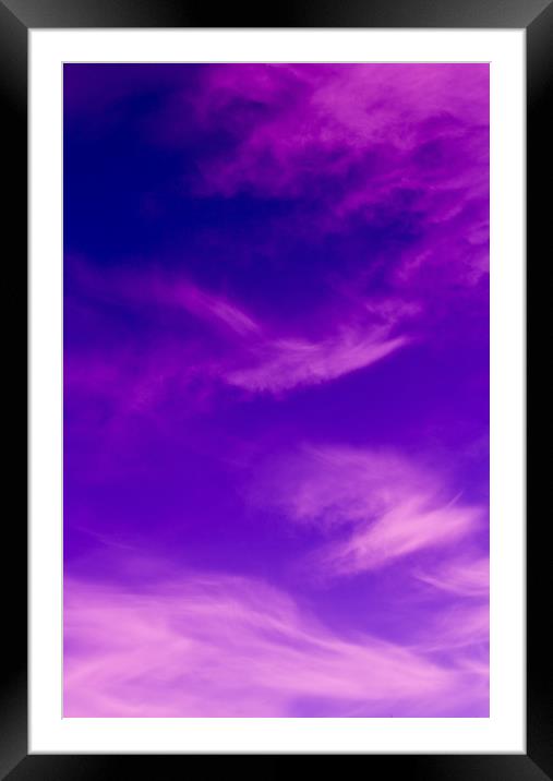 Vivid Sky Framed Mounted Print by David Pyatt