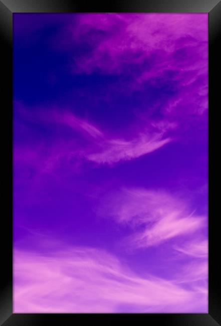 Vivid Sky Framed Print by David Pyatt