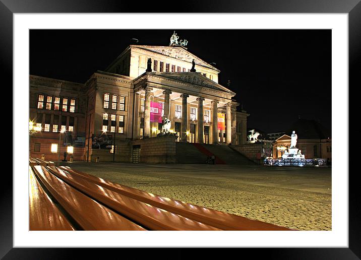 Das Konzerthaus at Gendarmenmarkt Berlin Framed Mounted Print by Dan Davidson