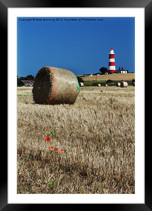 Happisburgh portrait Framed Mounted Print by Mark Bunning