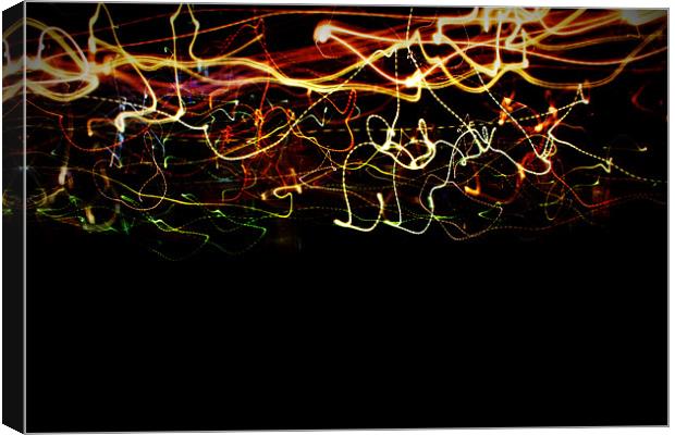 Painting with light abstract Canvas Print by Dan Davidson