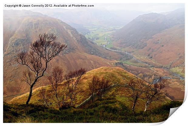 Newlands Valley Views Print by Jason Connolly