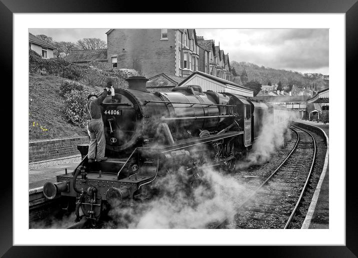 STEAM IN THE 21ST CENTURY Framed Mounted Print by raymond mcbride