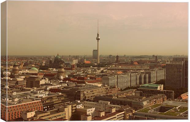 Berlin from above Canvas Print by Dan Davidson