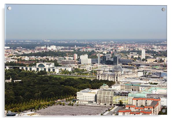 View to Hauptbahnhof Acrylic by Dan Davidson