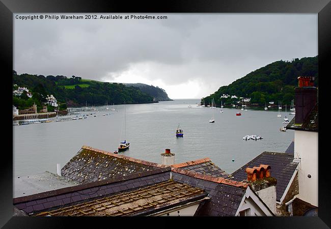 Over a Dartmouth Roof Framed Print by Phil Wareham