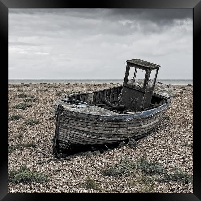 Fishing Boat, Dungeness, Kent Framed Print by Dave Turner