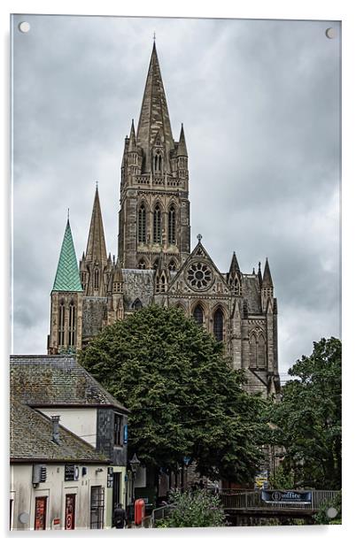 Truro Cathedral Acrylic by Sam Smith