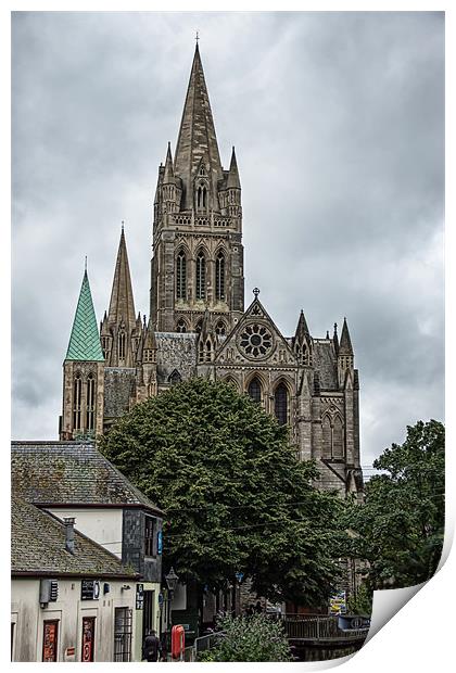 Truro Cathedral Print by Sam Smith