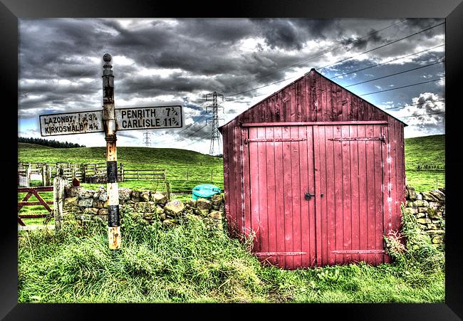 Signpost Framed Print by Gavin Wilson