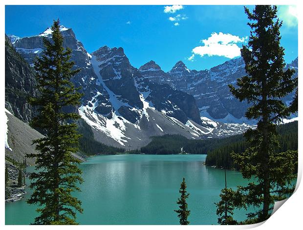 Moraine Lake Print by Phil Emmerson