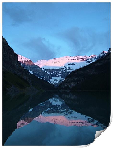 Lake Louise Sunrise Print by Phil Emmerson