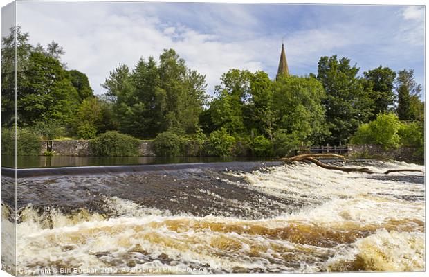 Blairgowrie and the River Ericht Canvas Print by Bill Buchan