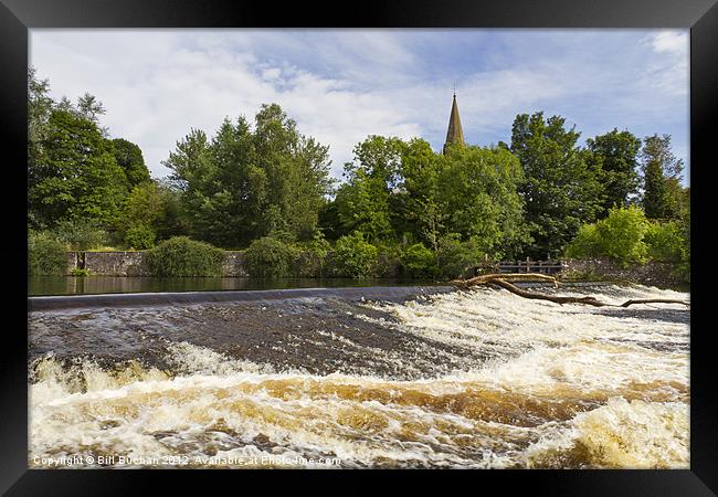 Blairgowrie and the River Ericht Framed Print by Bill Buchan