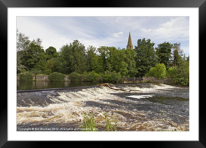 River Ericht at Blairgowrie Framed Mounted Print by Bill Buchan