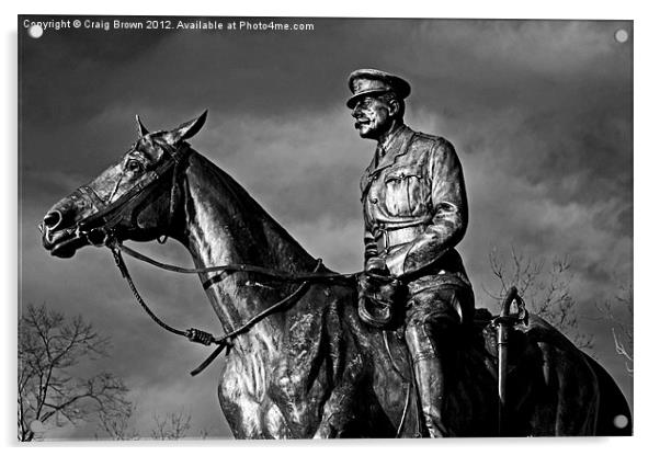 Field Marshal Earl Haig, Edinburgh Acrylic by Craig Brown