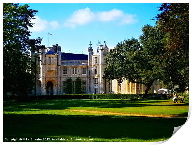 Highcliffe Castle Print by Mike Streeter