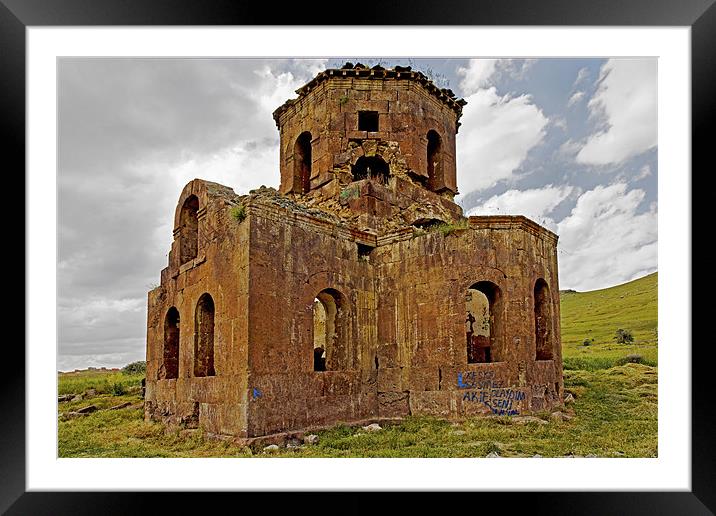 Iron ore church Kizil Kilsie Framed Mounted Print by Arfabita  