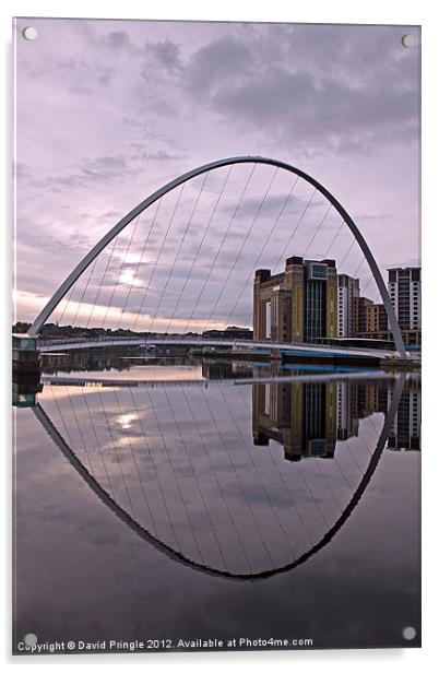 Gateshead Quays Reflection Acrylic by David Pringle