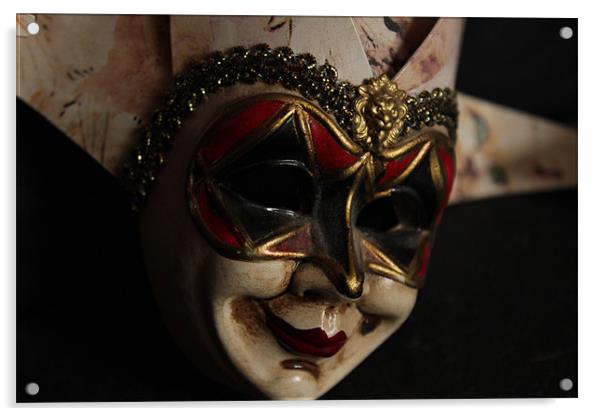 Mask Acrylic by Rebecca Jansen