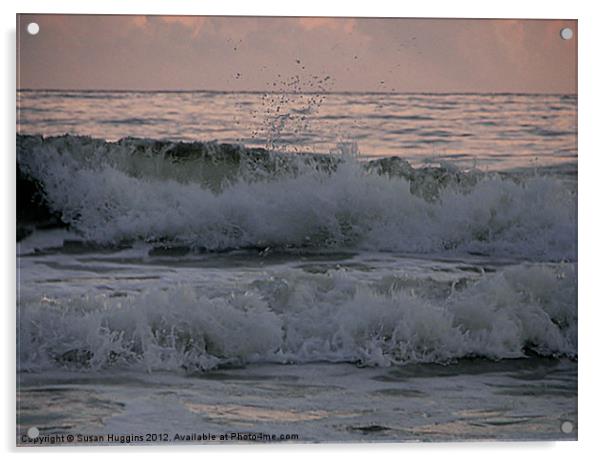 Shoaling Waves Acrylic by Susan Medeiros