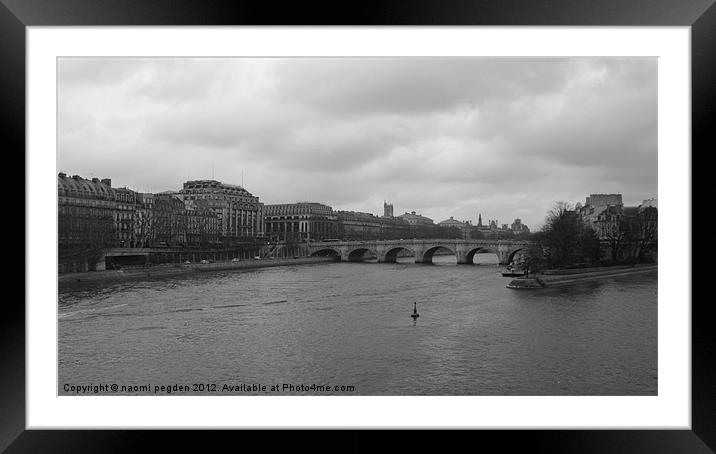 Pont Neuf Framed Mounted Print by N C Photography